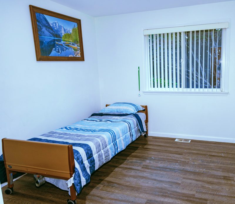 Comfortable Private Bedroom - Designed for restful sleep, personal privacy, and preserving resident dignity