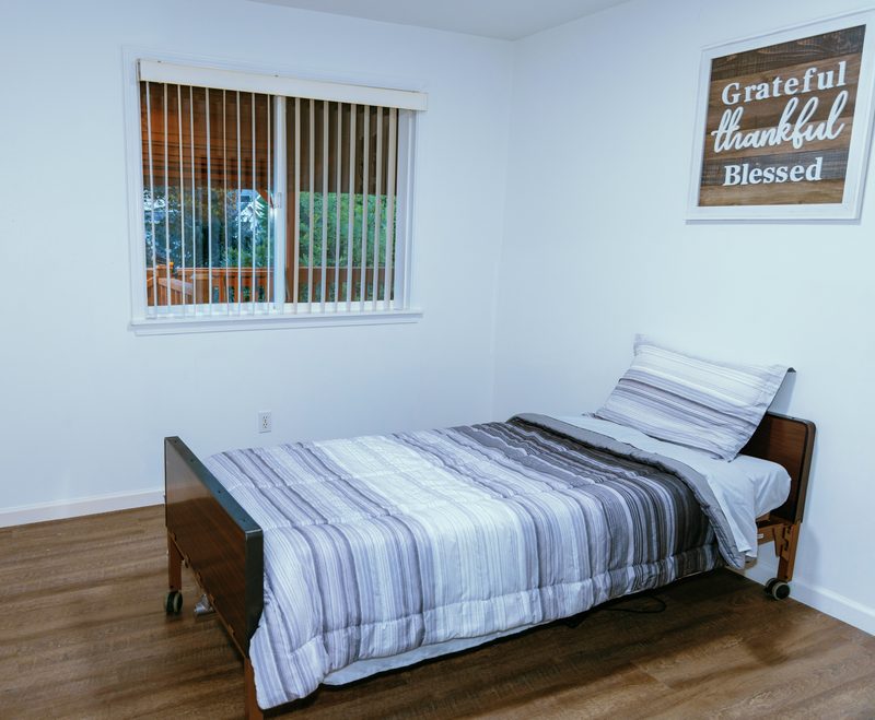 Resident Bedroom Suite with High Ceilings - Airy and spacious private suite with neutral designer decor